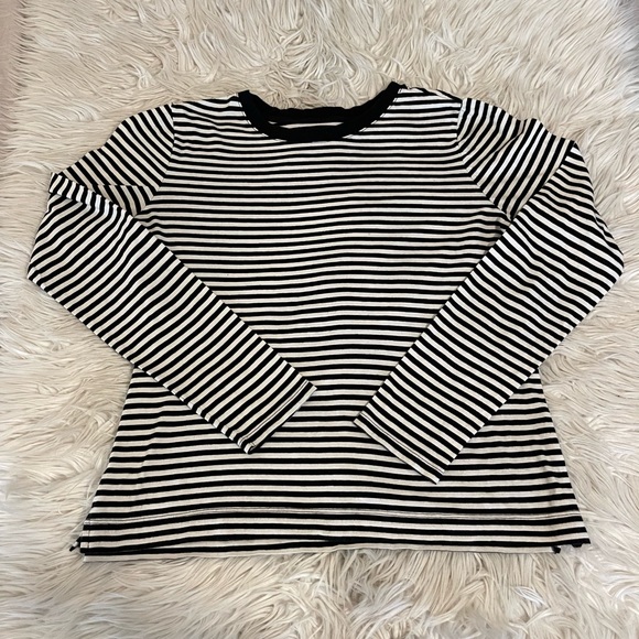 LOFT | Basic Stripped | Long Sleeved Tee - Picture 2 of 12